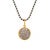 2020s Syna Yellow Gold Charm Pendant with Brown Diamonds For Sale - Image 5 of 6