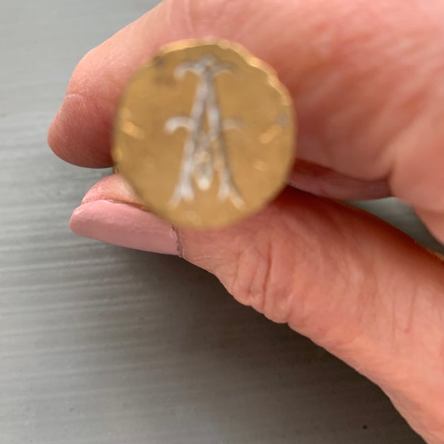 Three Piece Set of Late 19th Century Frecourt Desk Essentials For Sale - Image 10 of 10