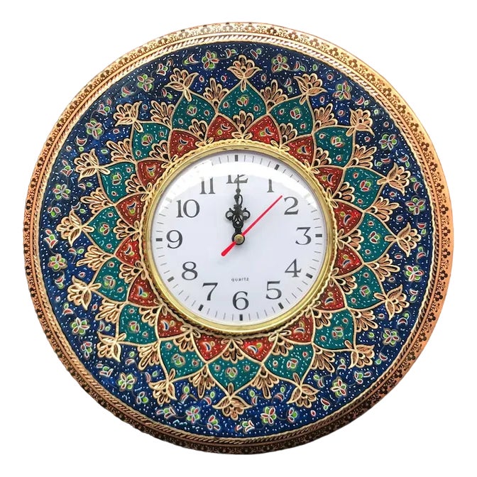 Handmade Copper Clock | Chairish
