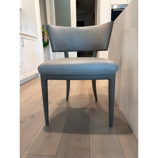 A. Rudin Custom A. Rudin No. 781 Leather Gondola Dining Chairs For Sale - Image 4 of 9