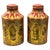 Pair of English Regency Red Tôle & Gilt Chinoiserie Tea Caddies, Nos. 2 & 4 For Sale - Image 4 of 18