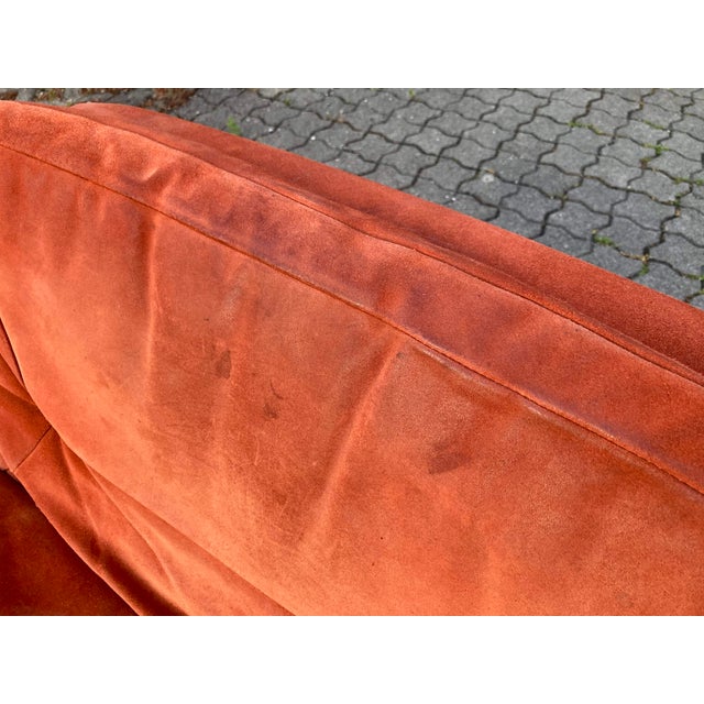 Vintage Velour Modular Sofa, 1970s, Set of 3 For Sale - Image 17 of 18