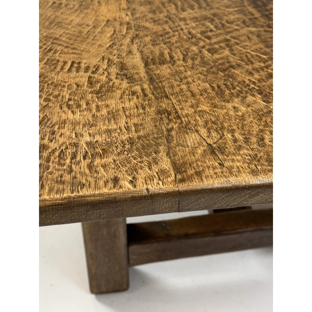 Belgian Monastery Table in Oak For Sale - Image 15 of 17