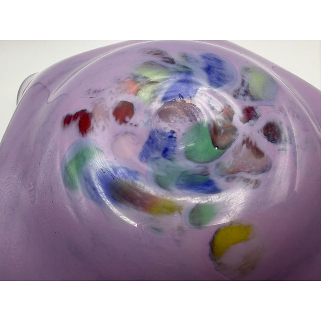 1980s Pretty Purple Murano Style Glass Plate For Sale - Image 14 of 14