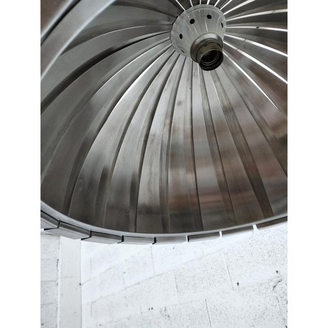 Calotta Pendant Lamp in Stainless Steel by Elio Martinelli for Martinelli Luce, 1970s For Sale - Image 15 of 17