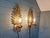 Hollywood Regency Italian Wall Sconces in Gilt Metal, 1970s, Set of 2 For Sale - Image 12 of 13