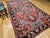 Antique Persian Heriz Serapi Gallery Rug, Hand-Knotted Wool, Geometric Medallion Pattern, Red & Blue, 7x12 For Sale - Image 10 of 11