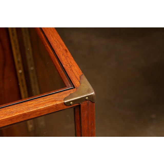 Wood 1900s–1910s Wood and Glass Commercial Display Cabinet For Sale - Image 7 of 13