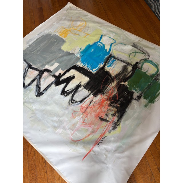 Paint Sarah Trundle, Contemporary Abstract Large Scale Painting, "Kodachrome" For Sale - Image 7 of 8