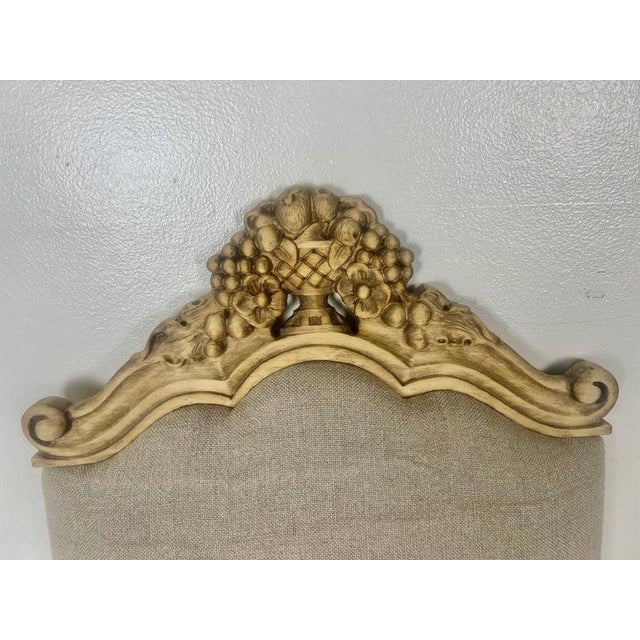 Set of Ten French Carved Wood Armchairs, Louis XV–Inspired, Early 20th Century For Sale In Los Angeles - Image 6 of 18