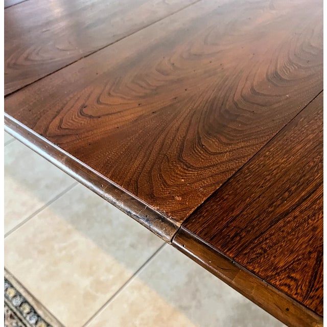 Brown Vintage Expanding Extension Dining Table, Console With Five Leaves by Extensole For Sale - Image 8 of 16