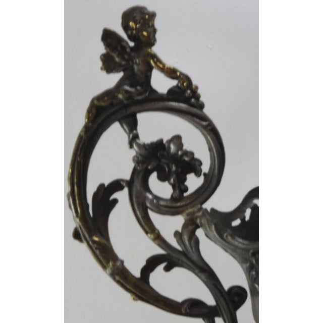 19th Century French Hand-Painted Porcelain Jardinière For Sale - Image 4 of 9