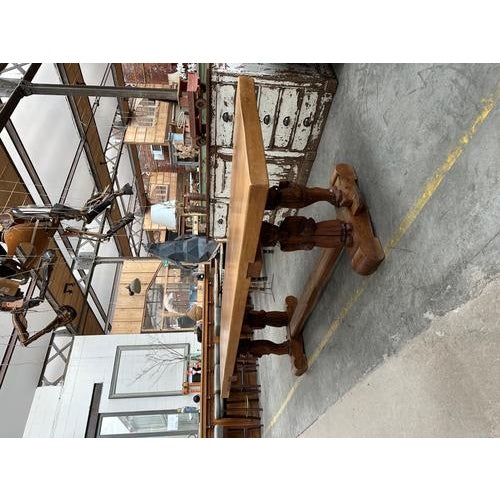 Solid Elm Mountain Table, 1950s For Sale - Image 3 of 18