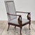 19th-C. Italian Neo-Classical Style Walnut Swan Form Bergere Chair For Sale - Image 11 of 12