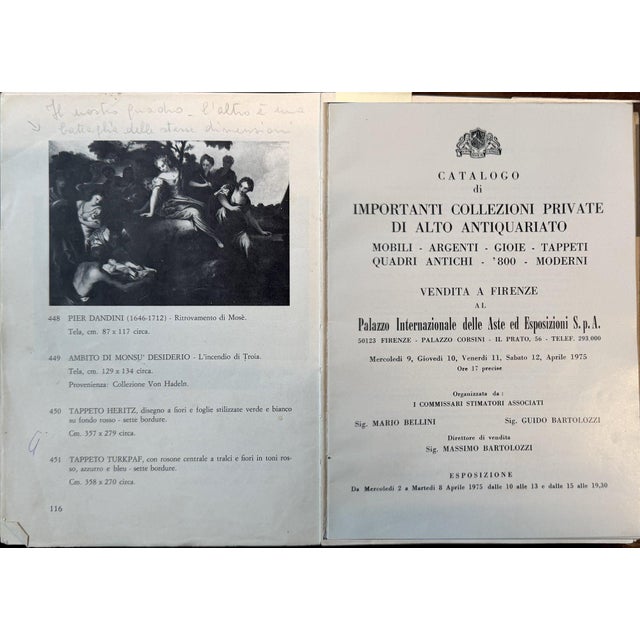 Pier Dandini, The Finding of Moses Landscape, 1680, Oil on Canvas For Sale - Image 15 of 16