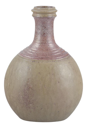 Olive Green Glazed Ceramic Vase by Nils Kähler for Kähler, 1970s