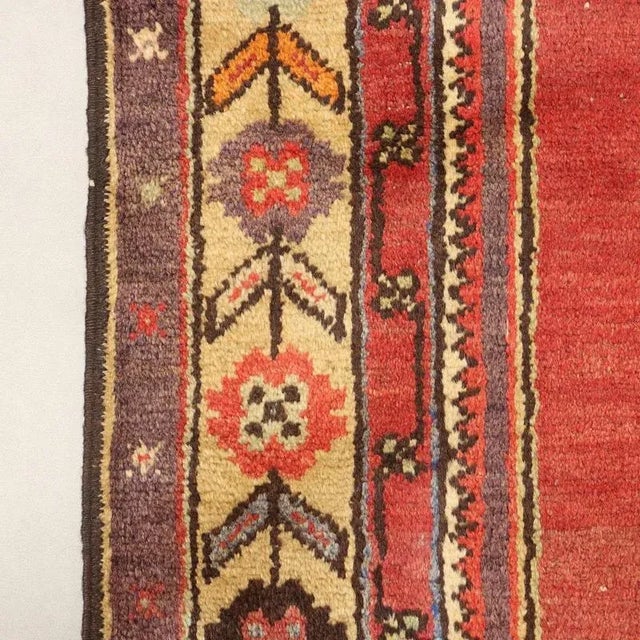 Textile Vintage Turkish Jorun Rug For Sale - Image 7 of 9