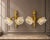 Vintage French Ornate Glass Double Arm Wall Sconces, Set of 2 For Sale - Image 11 of 11