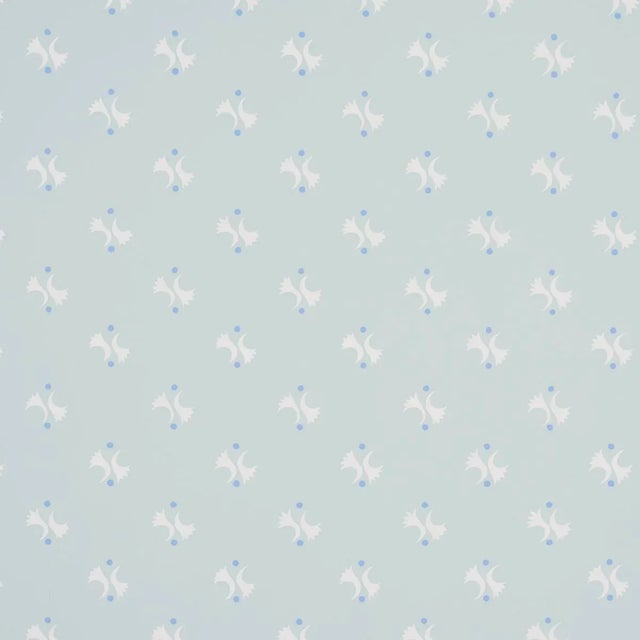 SAMPLE - Schumacher Lavigne Wallpaper In Sky For Sale