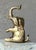 Mid 20th-Century Whimsical Solid Cast Brass Sitting Elephant For Sale - Image 12 of 12