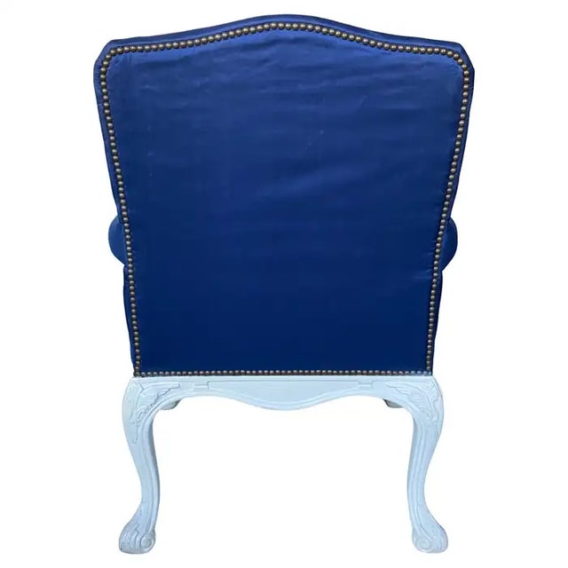 Ralph Lauren Louis XVI Style Carved Bergère Armchair For Sale In Philadelphia - Image 6 of 11