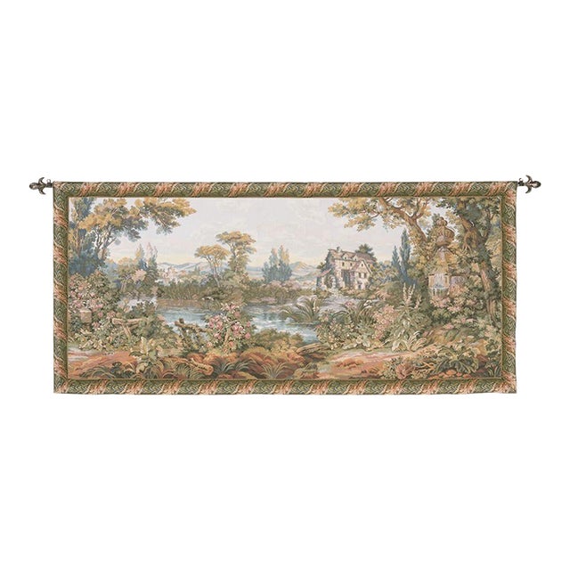 The Watermill Loom Woven Tapestry - 122 X 244 Cm (4'0" X 8'0") - Requires Rod Size 6 For Sale