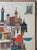 22" X 22.5" MCM Mounted Print: Nuremberg Germany Cityscape by Heinz Schillinger For Sale - Image 4 of 6