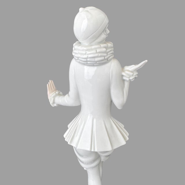 1920s Rosenthal Art Deco Porcelain Pierrot Figurine by Dorothea Charol For Sale In Los Angeles - Image 6 of 14
