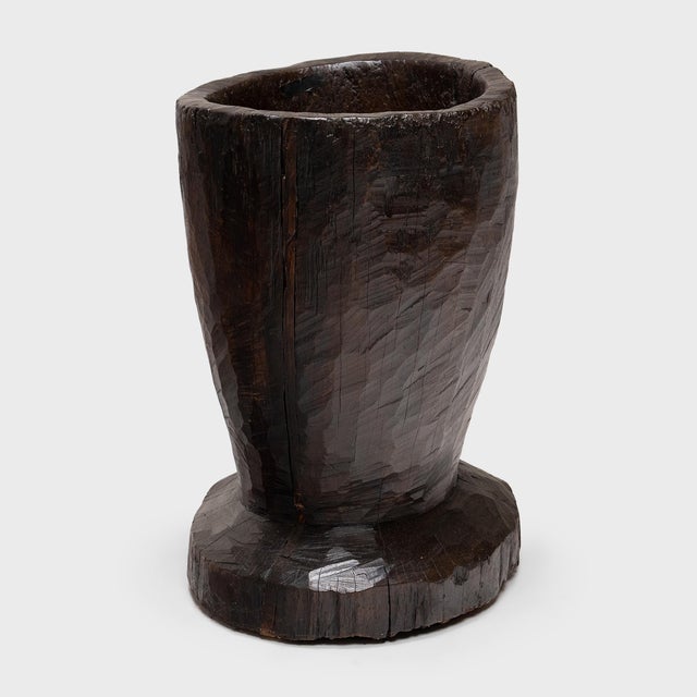 Contemporary Chinese Provincial Trunk Mortar, C. 1900 For Sale - Image 3 of 6
