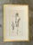 Vintage Pierre Cardin Fashion Sketch For Sale - Image 4 of 12