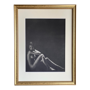 John Everhard Vintage 1930s Photogravure of a Seated Nude.