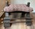 Wood Custom Upholstered Vintage Camel Saddle Stools For Sale - Image 7 of 12