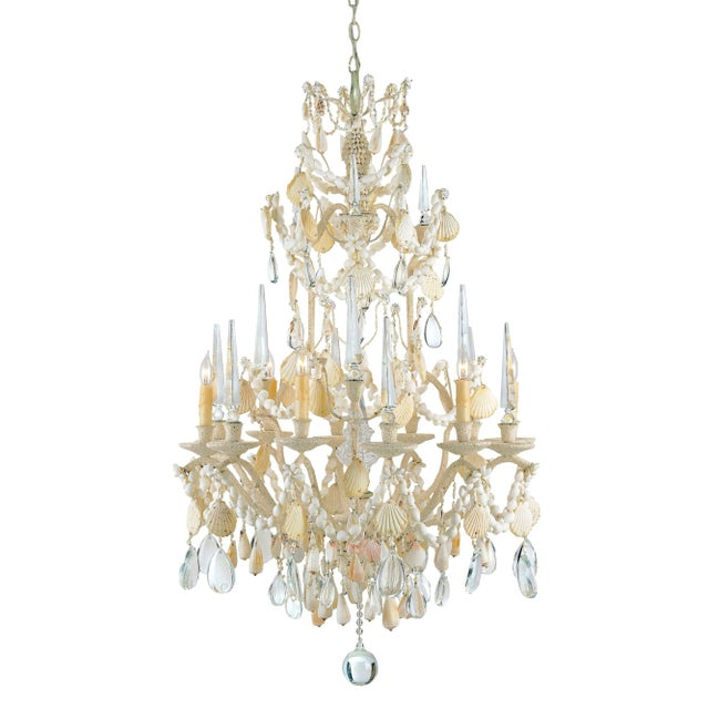 Coastal Currey & Company Buttermere Chandelier For Sale - Image 3 of 3