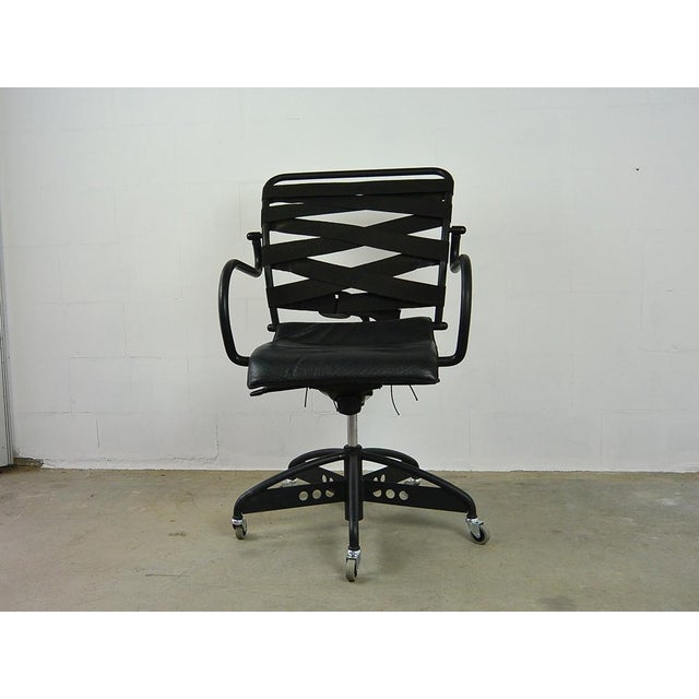 Canasta Desk Chair for Heron Parigi, 1980s For Sale - Image 9 of 13