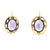 Amethyst Late 19th Century Victorian 18k Gold 20 Carat Amethyst Drop Earrings, Pair For Sale - Image 8 of 15