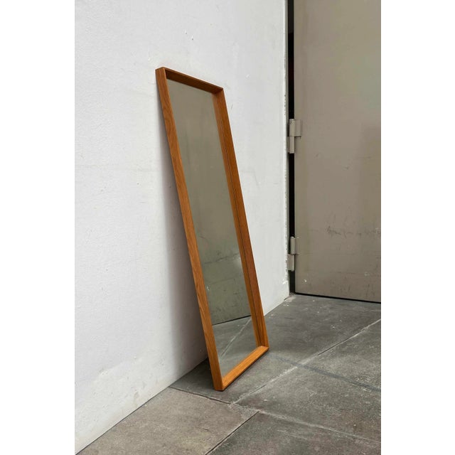 Mid-Century Modern Mid-Century Modern Danish Teak Wall Mirror, 1960s For Sale - Image 3 of 18