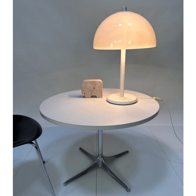 Metal Large Round Sedia Console Table by Horst Brüning for COR, West Germany, 1960s For Sale - Image 7 of 15