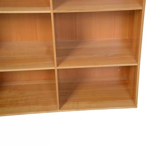 Vintage Bookcase in Elm by Mogens Koch, 1970s For Sale - Image 4 of 10