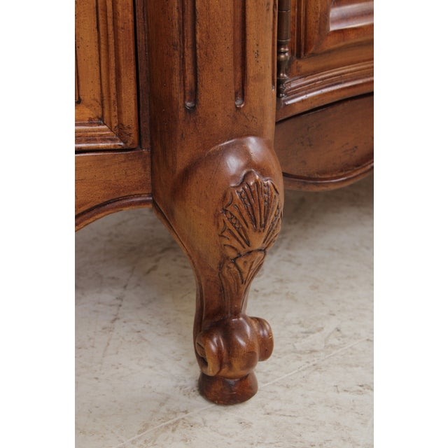 Century Country French Marble Top Credenza Sideboard For Sale - Image 12 of 16