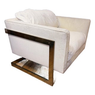 Milo Baughman T-Back Lounge Chair For Sale