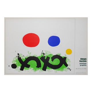 Adolph Gottlieb, Abstract Primary, 1974, Lithograph on Paper For Sale