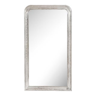 French Silver Gilt Louis Philippe Mirror, Late 19th C. For Sale