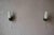 Mid-Century French Modernist Wall Sconces in Black and Gilt Metal and Printed Glass, 1950s, Set of 2 For Sale - Image 11 of 11