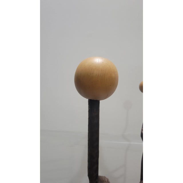 1980s Post Modern Handcrafted Artists Studio Side Chair in Rebar For Sale - Image 4 of 12