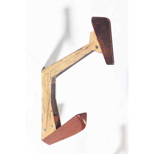 Azucena Vintage Azucena Brass Coat Hangers, 1960s, Set of 6 For Sale - Image 4 of 12