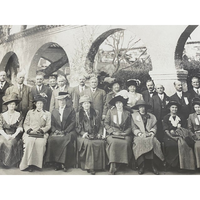 Antique California Historical "Assessors at Glenwood Mission Inn" Photo