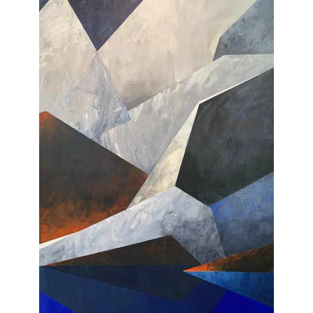 Blue Sergiusz Powalka, Pond VIII, 2021, Acrylic on Canvas For Sale - Image 8 of 12