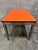 Vintage Allsteel MCM Desk Aurora Il Orange Laminate Steel 60” For Sale - Image 4 of 8