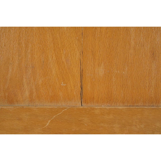 Vintage French J.M. Paillard Wood Art Supply Display Cabinet For Sale - Image 13 of 16