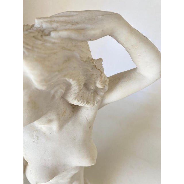 Female Figurine in Marble Powder, France, 20th Century For Sale - Image 6 of 18